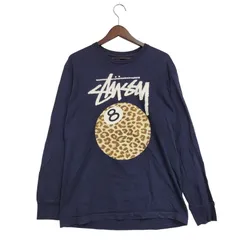 【中古品】STUSSY ステューシー LEOPARD 8 BALL PRINT LS TEE レオパード エイトボール プリント ロングスリーブ Tシャツ 長袖 トップス 【142-251123-as-29-izu】