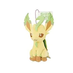 【中古-非常に良い】 ポケットモンスター I LOVE EIEVUI トランプモチーフ付カバンに付けられるぬいぐるみ1 リーフィア 単品 バンプレスト プライズ