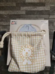 タイトーくじ ブルーナアニマル F賞 巾着ポーチ ライオン