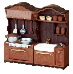 シルバニアファミリー Classic キッチン ストーブ キー キッチン セット