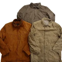 古着卸 まとめ売り フェイクスウェード ジャケット MIX 3枚セット (メンズ M ) ブルゾン カバーオール型 比翼 中古 古着 NC7164