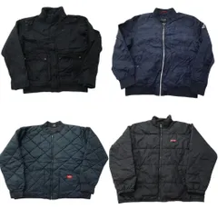 古着卸 まとめ売り ブランドMIX ヘビー ジャケット 4枚セット (メンズ 2XL /54 ) リーバイス ラコステ ディッキーズ 中古 古着 NC7198