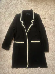 ZARA ザラ ニット ブラック カーディガン ロング丈