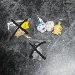 (在庫処分) ちいかわ ならぶんです。ガチャ フィギュア 3種 出品