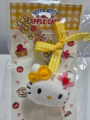 サンリオ HELLO KITTY アップルカフェ MD商品 ストラップ マスコット ぬいぐるみ 黄色 ミミ キーホルダー