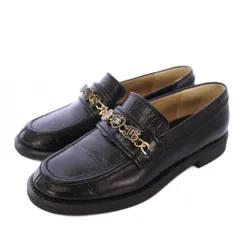 CHANEL黒エナメルローファー ゴールドロゴ 37.c 23.5 24の方向け CHANEL黒エナメルローファー ゴールドロゴ 37.c 23.5 24の方向け