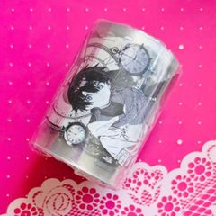 贝壳光 6cm×10m 无名黑白 海外マスキングテープ 海外マステ 人物 男性