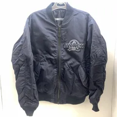 【中古】AVIREX イーグル MA-1 6122137 ネイビー XL アヴィレックス[92]