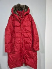 UNIQLO ユニクロ レッド ロング丈ダウンジャケット L