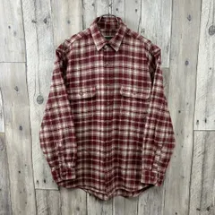OLD FIELD&STREAM 00s フィールドアンドストリーム ヘビネル ヘビーウェイト 厚地 肉厚 長袖 チェック ネルシャツ メンズ M サイズ