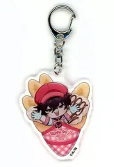 【中古】キーホルダー 佐伯イッテツ クレープ型アクリルキーホルダー 「バーチャルYouTuber にじさんじ Oriens×マリオンクレープ」