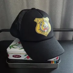 ヴィンテージ Disney ミッキーマウス 消防士 メッシュ ベースボールキャップ 帽子 free