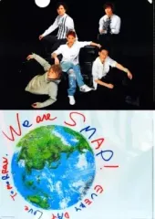 【中古】クリアファイル(男性アイドル) SMAP A4クリアファイル 「We are SMAP! 2010 SMAP CONCERT TOUR」
