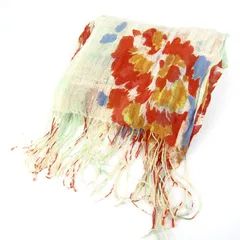 デミルクスビームス ストール リネン 花柄 ブランド レディース マルチカラー Demi-Luxe BEAMS 【中古】