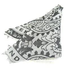 マックスマーラ ウィークエンド ストール ペイズリー柄 イタリア製 ショール ブランド レディース ブラック MAX MARA 【中古】