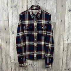 Abercrombie & Fitch アバクロンビーアンドフィッチ MUSCLE マッスル規格 ヘビーウェイト 肉厚 厚地 長袖 チェック ネルシャツ ヘビネル メンズ XL サイズ