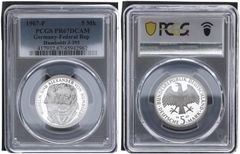 第三帝国 2 ライヒスマルク ヒンデンブルク 1936 J XF40 PCGS 認定