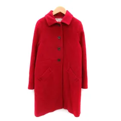 マークジェイコブスルック MARC JACOBS LOOK ステンカラーコート ロング丈 無地 ウール 6 赤 レッド /SY12のサムネイル