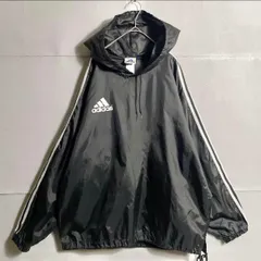 -90s adidasアディダス ナイロンジャケット フーディー ヴィンテージ