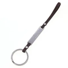  プラダ キーリング 1AP052 ダークブラウン レザー