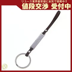  プラダ キーリング 1AP052 ダークブラウン レザー