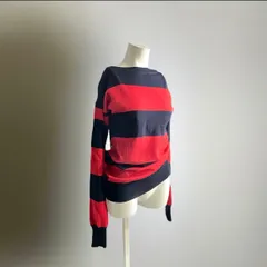 イタリア製 80s kappa カッパ 太ボーダー ニット ヨーロッパ セーター