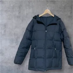 Courreges クレージュ　ダウンジャケット　38 リバーシブル　冬　ダウン80% フェザー20% あったかい♪ ポカポカ　１枚でオシャレ♪