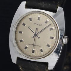 70s TIMEX デイデイト ブラウン文字盤 手巻き 腕時計 稼働品 70s TIMEX デイデイト ブラウン文字盤 手巻き 腕時計 稼働品 - メルカリ