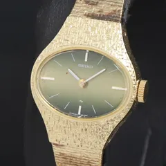 手巻き セイコー 11-7710 緑文字盤 レディース腕時計 2000000 NSK KRK