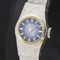 手巻き セイコー 17石 11-0450 青文字盤 レディース腕時計 2000000 NSK KRK