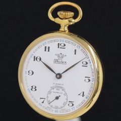 7098] ワテックス 懐中時計 手巻き時計 金色 稼働品 - メルカリ