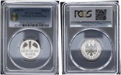 3 ライヒスマルク ワイマール ブレーマーハーフェン 1927 a PCGS PR66
