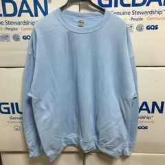 新品未使用 GILDAN ギルダン セットイン トレーナー ライトブルー XS,S,M,L,XLサイズ 水色 8.0oz BLUE ブルー 無地 裏起毛 長袖 クルーネック スウェット スエット セットアップ セットイン ミリタリー