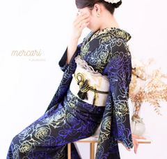 藤井寛 梅垣織物 道明 三越 色無地 一つ紋 フルセット 正絹 - メルカリ