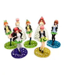 五等分の花嫁 中野一花 中野ニ乃 中野四葉 他 フィギュア まとめ売り7点セット