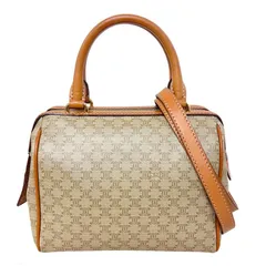 CELINE　セリーヌ　バッグ　ミニボストン　トリオンフ　M94　2WAY　ヴィンテージ　マカダム　スモール　ショルダー　レア　希少