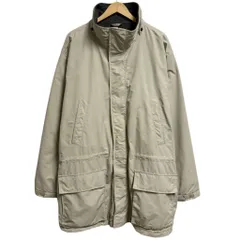 LAND'S END ランズエンド ナイロンジャケット フリースライニング フルジップ ポケット付き ベージュ XXLサイズ No.L363