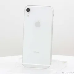 〔中古品〕 iPhoneXR 64GB ホワイト MT032J／A SIMフリー【297】