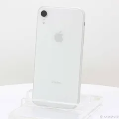 〔中古品〕 iPhoneXR 64GB ホワイト MT032J／A SIMフリー【295】