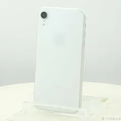 〔中古品〕 iPhoneXR 64GB ホワイト MT032J／A SIMフリー【371】