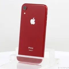 〔中古品〕 iPhoneXR 64GB プロダクトレッド MT062J／A SoftBank【344】