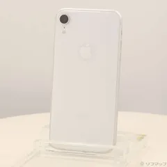 〔中古品〕 iPhoneXR 64GB ホワイト MT032J／A SIMフリー【348】