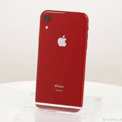 〔中古品〕 iPhoneXR 64GB プロダクトレッド NT062J／A SIMフリー【371】