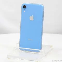 〔中古品〕 iPhoneXR 64GB ブルー MT0E2J／A SoftBank【348】