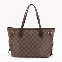 美品 ルイヴィトン ダミエ ネヴァーフル PM N51109 レザー トート バッグ 肩掛け ショルダー ハンド レディース MMM DA51-5【中古】