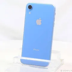 〔中古品〕 iPhoneXR 128GB ブルー MT0U2J／A SIMフリー【349】