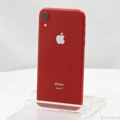 〔中古品〕 iPhoneXR 64GB プロダクトレッド MT062J／A SIMフリー【269】