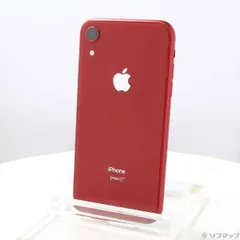 〔中古品〕 iPhoneXR 64GB プロダクトレッド MT062J／A SIMフリー【344】