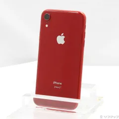 〔中古品〕 iPhoneXR 64GB プロダクトレッド MT062J／A SIMフリー【352】