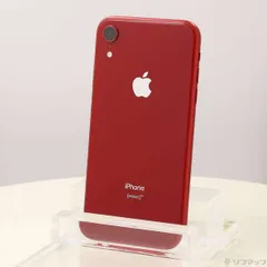 〔中古品〕 iPhoneXR 64GB プロダクトレッド MT062J／A SIMフリー【377】